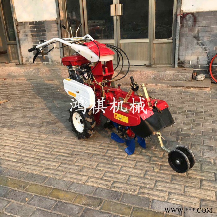 手推式柴油开沟机 鸿祺k山药果园开沟机 多功能汽油微耕机图8