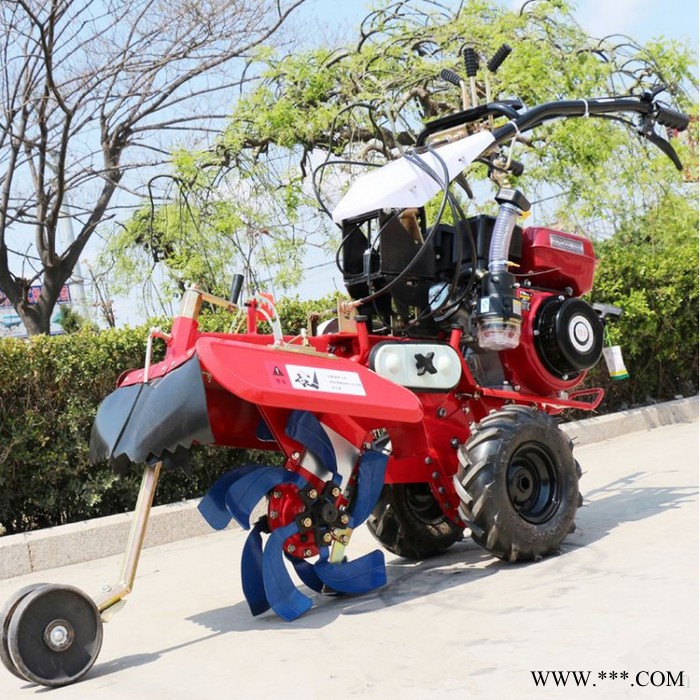 山药果园用挖沟机 农用柴油手扶排水开沟机 田园管理机价格图5