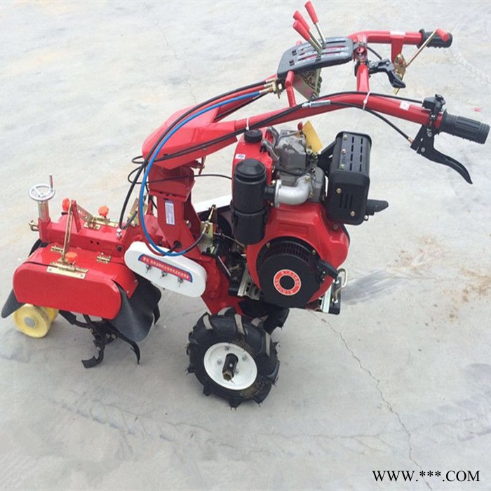 山药果园用挖沟机 农用柴油手扶排水开沟机 田园管理机价格图7