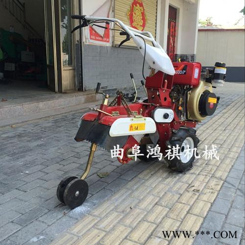 鸿祺电启动开沟机 山药种植开沟机 葡萄种植用开沟机图8