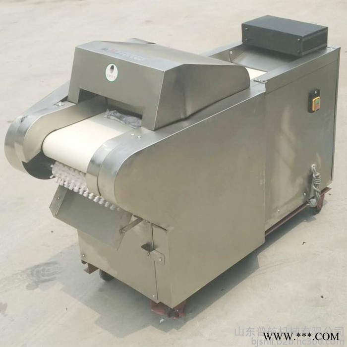 普航 两相电苋菜切段机 山药竹笋切片机 多功能切菜机图片图2