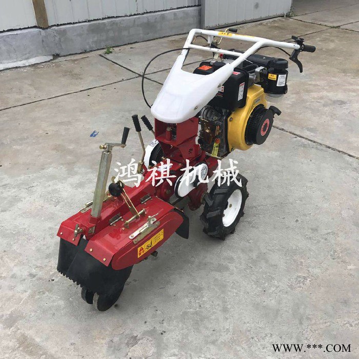 小型开沟培土机 鸿祺T山药葡萄园开沟机 施肥开沟机图2