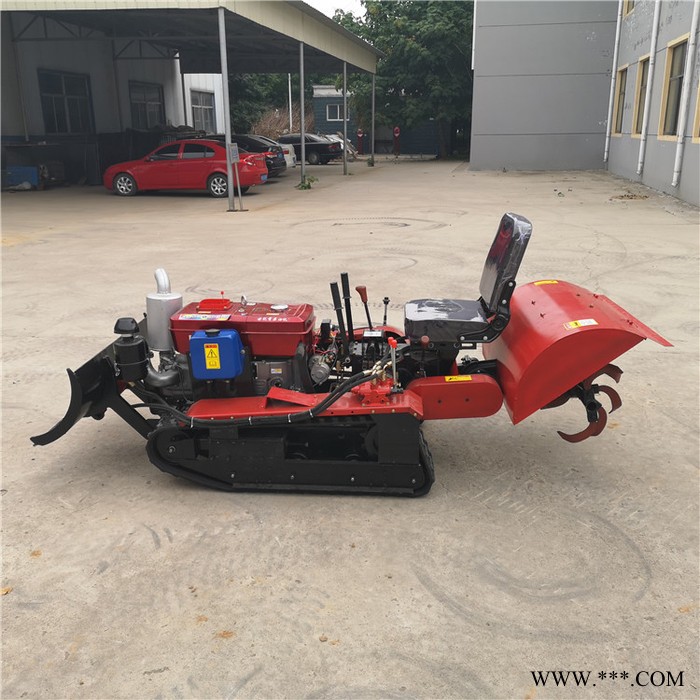 省时好用的柴油履带旋耕机 座驾式果园开沟机 山药起垄回填机图8
