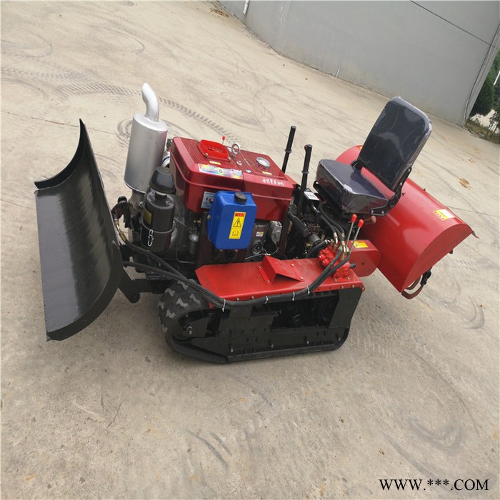 省时好用的柴油履带旋耕机 座驾式果园开沟机 山药起垄回填机图6