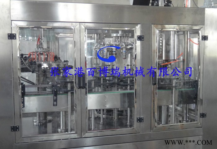 山药汁玻璃瓶灌装机 全自动粗粮饮品饮料灌装生产线BBR-31图2