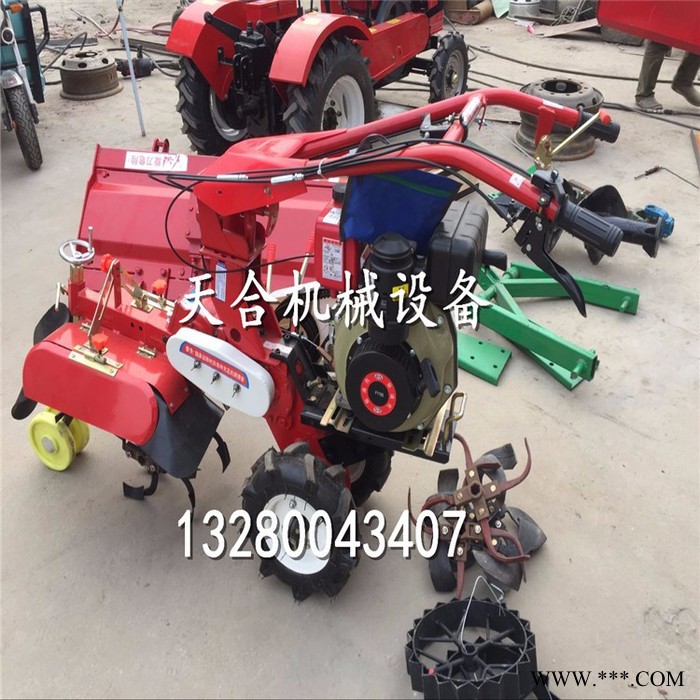 大马力手扶山药开沟机田野型多功能微耕机 果园垂直轴微耕机图2