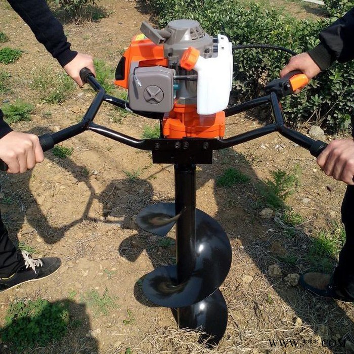 JX-WKJ山药种植挖坑机 冻土硬土打坑机 树苗种植钻眼机厂家图2