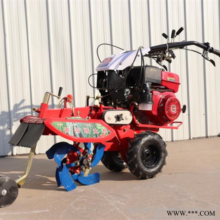电启动 毛芋头电启动大葱山药封沟机开沟埋土机  四驱田园管理机图5