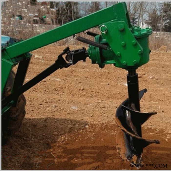 拖拉机后悬挂式挖坑机 植树打眼机 山药种植打孔机图4