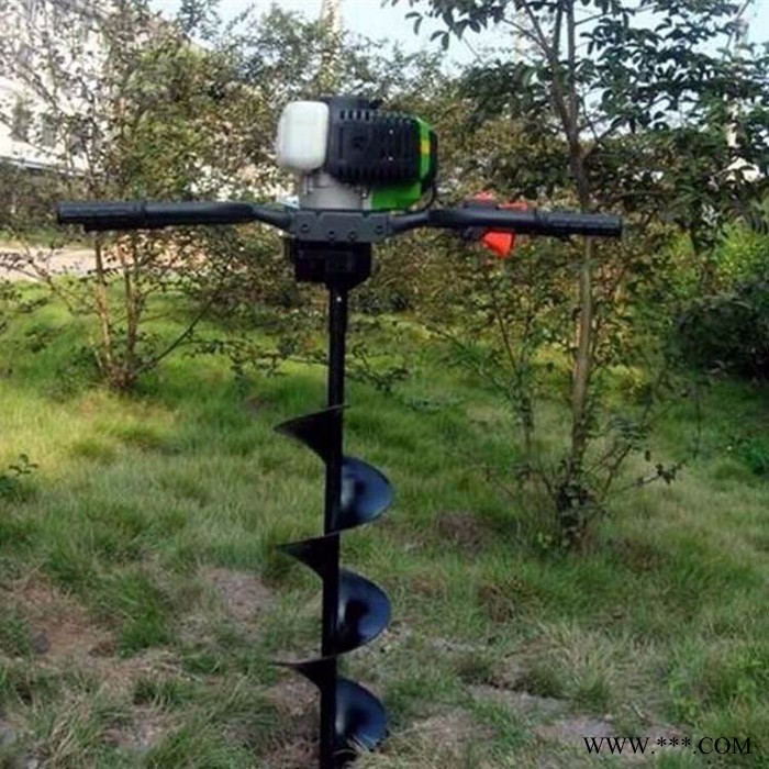 农用植树汽油挖坑机 篱笆埋桩机 家用小型山药种植打孔机图2