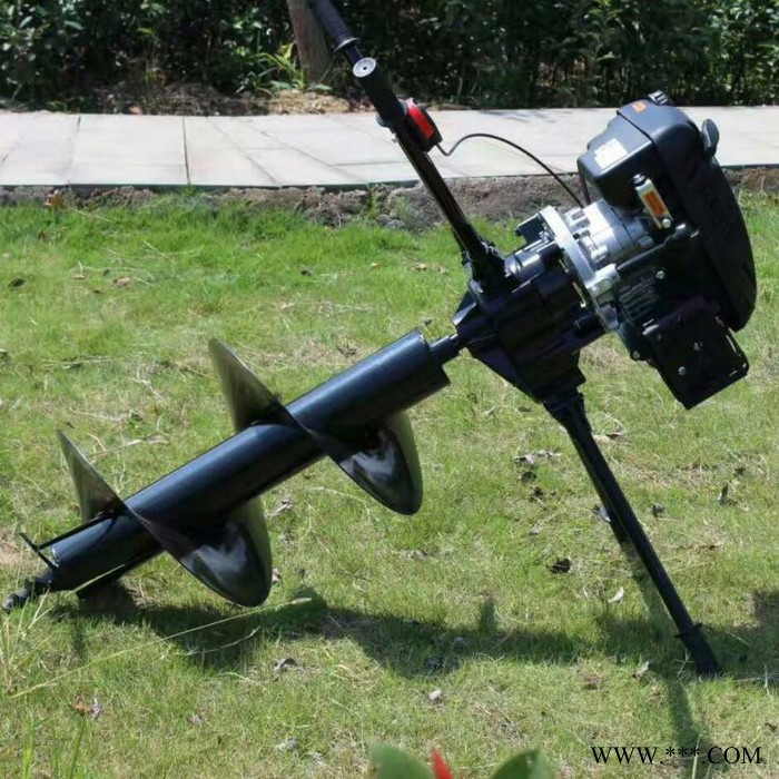 农用植树汽油挖坑机 篱笆埋桩机 家用小型山药种植打孔机图3