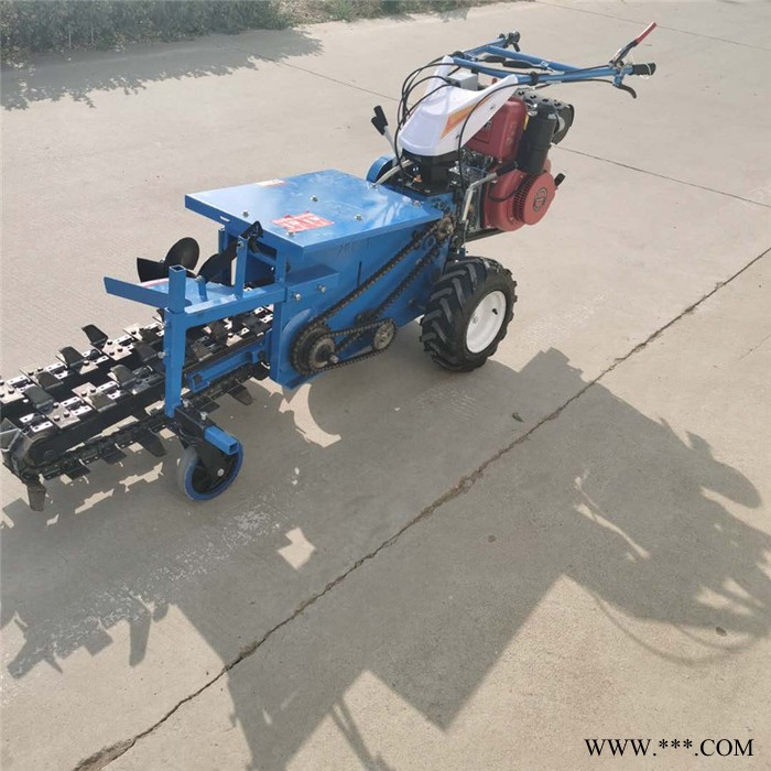 农作物果园开沟机 双链条开沟机 山药种植挖沟机图7