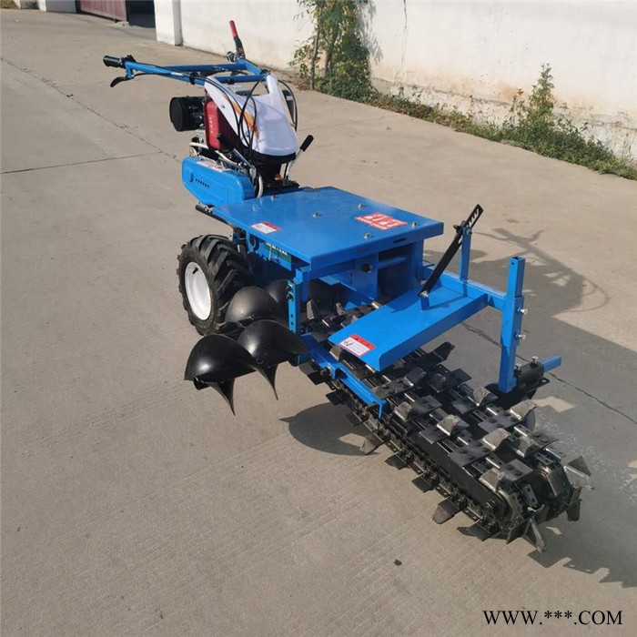 农作物果园开沟机 双链条开沟机 山药种植挖沟机图8