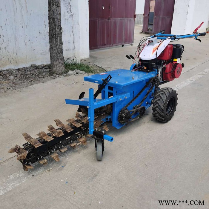 农作物果园开沟机 双链条开沟机 山药种植挖沟机图5