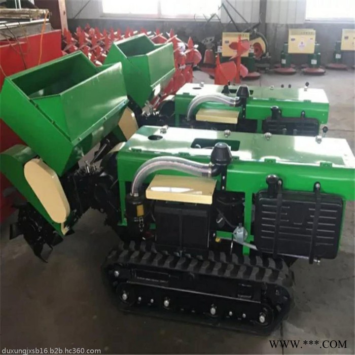 果树施肥槽挖沟机图片 履带式山药开沟培土施肥机 除草旋耕机视频图3