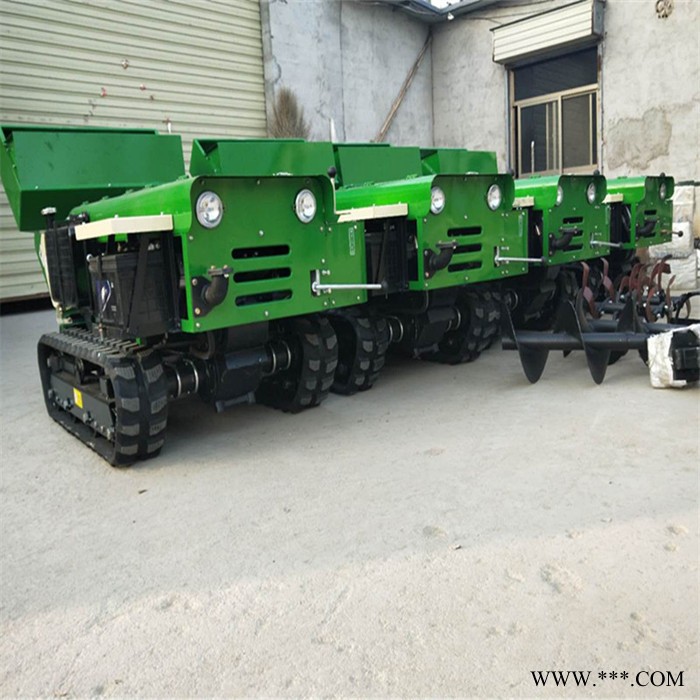 金佳临湘市多功能履带式山药开沟机 果园施肥回填一体机图2