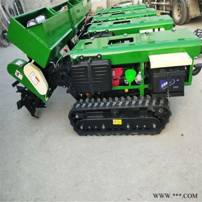 金佳临湘市多功能履带式山药开沟机 果园施肥回填一体机