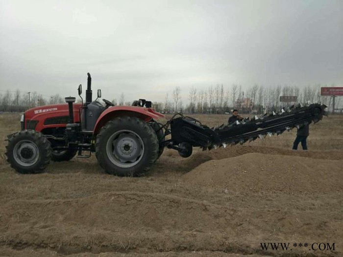 富田 工程用链条开沟机 自来水管道水泥开沟机 山药种植开沟机图4