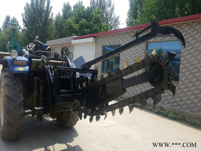 富田 工程用链条开沟机 自来水管道水泥开沟机 山药种植开沟机图6