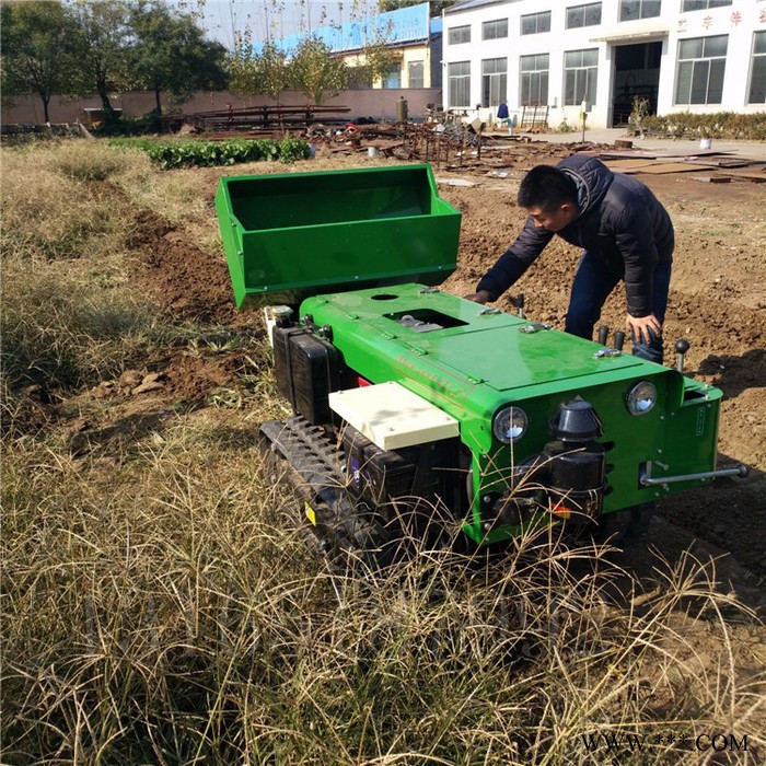 除草田园管理机价格 山药种植开沟机  富兴批发履带可旋旋耕回填机图3