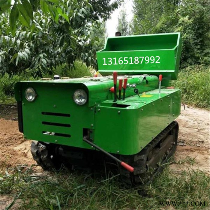 除草田园管理机价格 山药种植开沟机  富兴批发履带可旋旋耕回填机图4