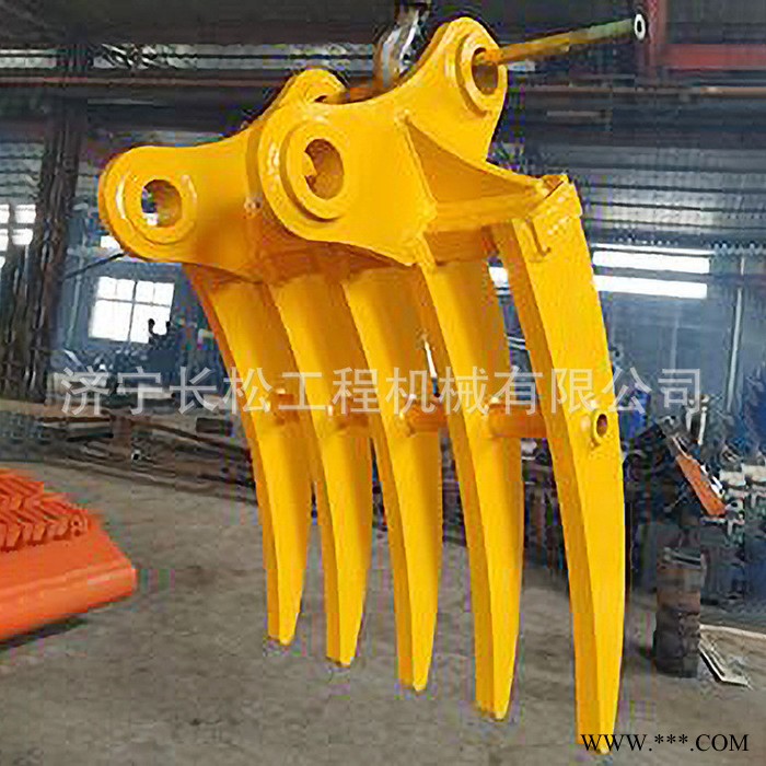 多齿松土器 挖药材挖山药农用耕地耙子 小挖机配套多齿松土耙图6