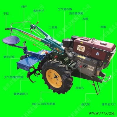 瑞鑫大葱山药甘蔗起垄机 新型手扶式汽油耕地机 柴油开沟起垄机