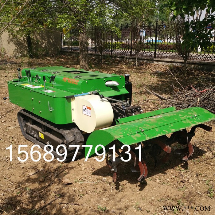 果园大棚旋耕开沟施肥机  履带式微耕机山药开沟旋耕   A图4
