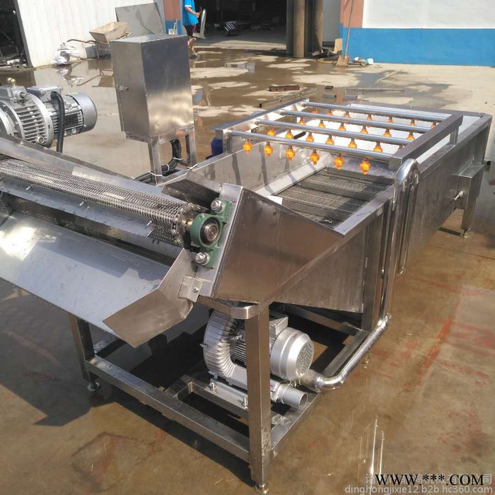 鼎鸿QX-3000型西红柿清洗机 番茄清洗流水线 海棠果清洗机 山药豆清洗机 中药材清洗流水线 循环用水清洗机图5