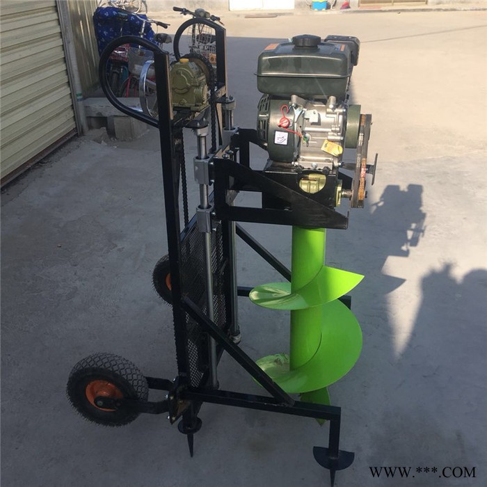 大棚茶园立柱打眼机 种树打孔机冻土挖坑机 山药种植挖坑机图3