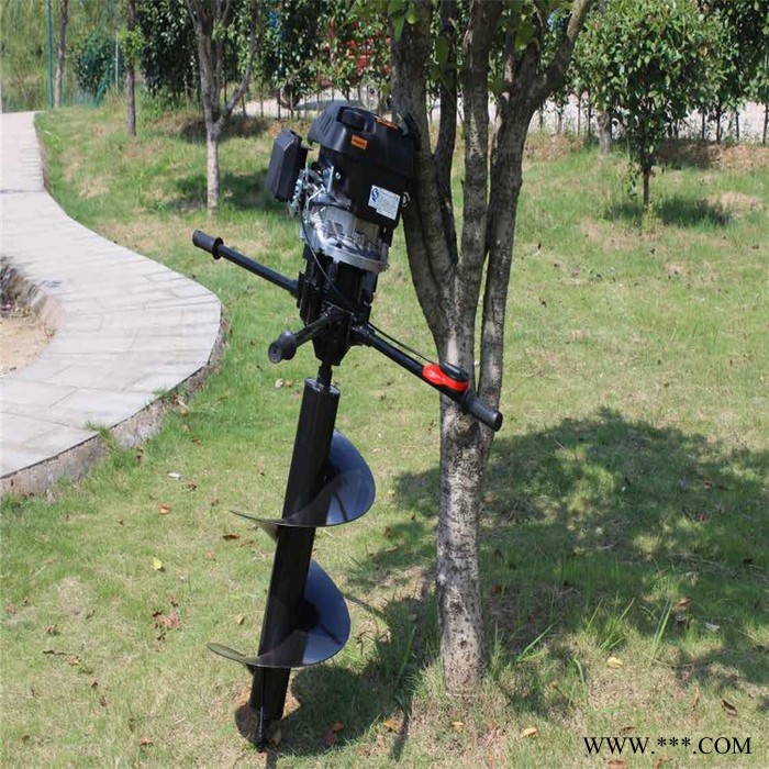 大棚茶园立柱打眼机 种树打孔机冻土挖坑机 山药种植挖坑机图2