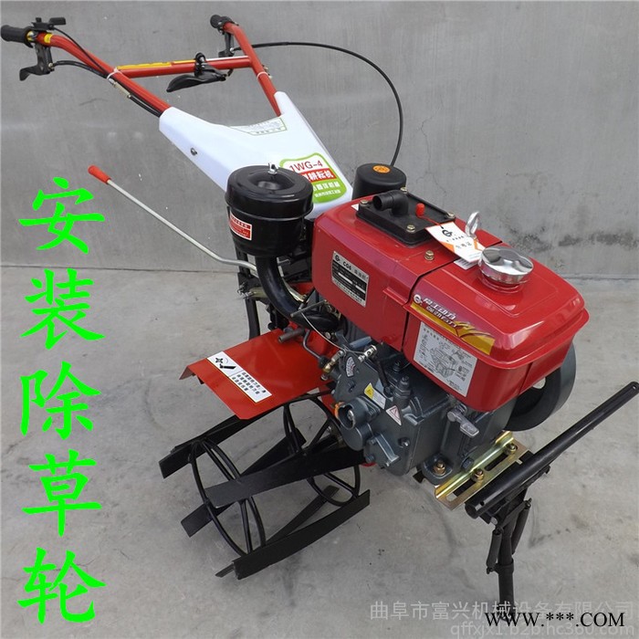 富兴汽油多功能旋耕机 大葱山药开沟机 农用大葱培土机型号图3