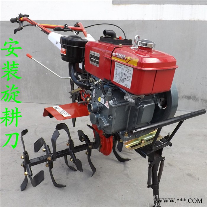 富兴汽油多功能旋耕机 大葱山药开沟机 农用大葱培土机型号图4