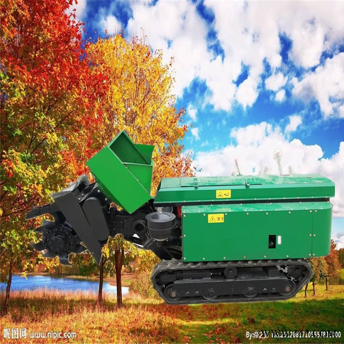 山药葡萄施肥履带式开沟机 履带果树开沟施肥机 大棚自走式开沟机图3