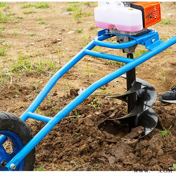 冠发汽油手提挖坑机 便携式挖坑机 山药种植打眼机图3