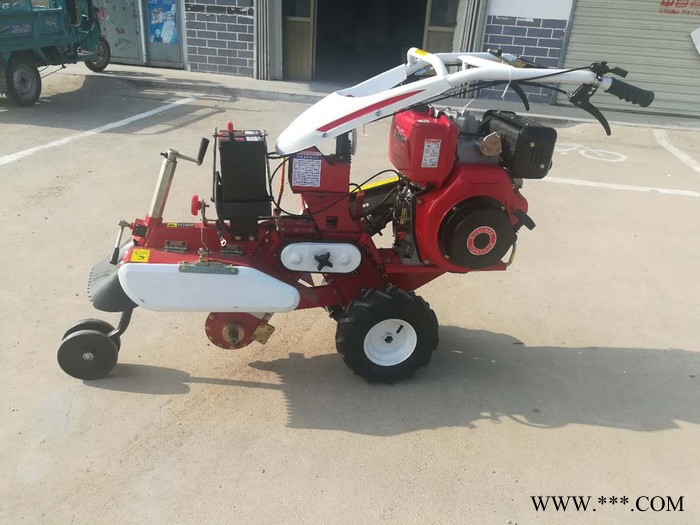 手扶大葱封沟机 鲁华柴油山药开沟培土机 旋耕机图6