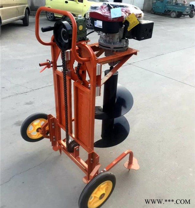 公路打孔机 宇晨山药种植机挖穴机 钻眼机省时省力图7