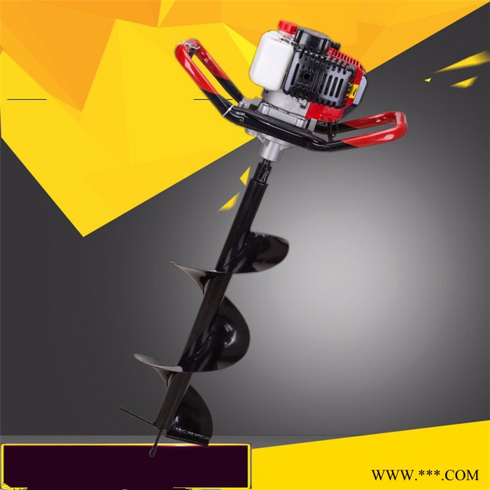 多功能打桩汽油打孔机 轻便手提式打眼机 山药种植打窝机使用视频图2