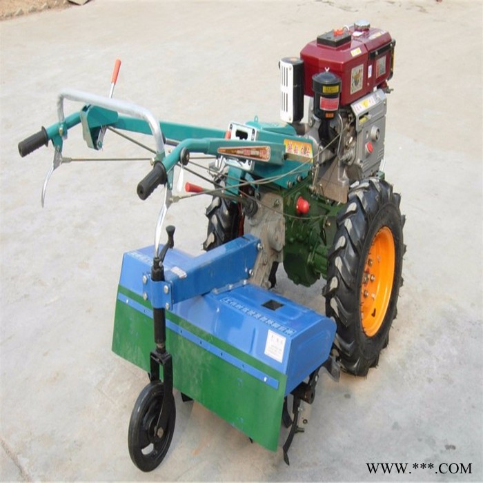 山药种植开沟旋耕机 小型农用手扶旋耕机 12马力手扶拖拉机图6