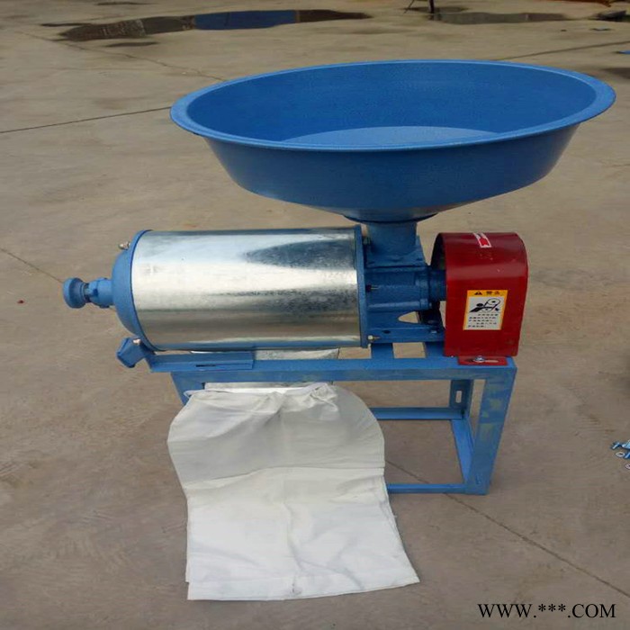 粮食加工打粉机 山药淀粉机使用视频  精磨操作视频  家用电鲜薯粉碎机图7