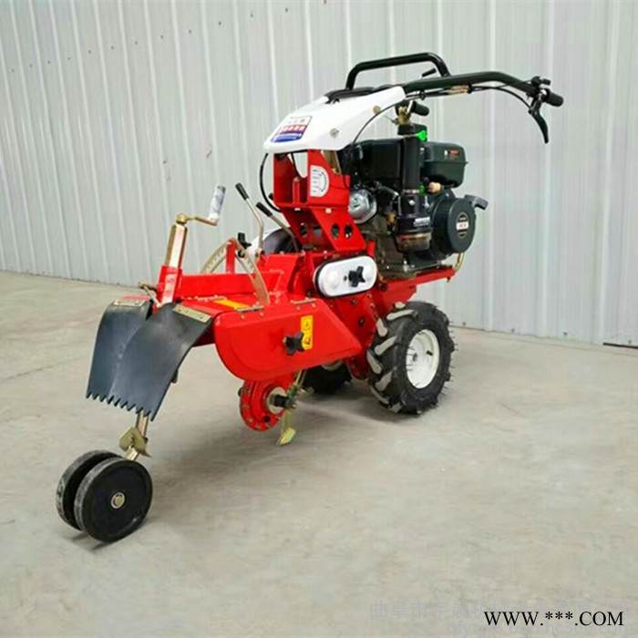 扶式拖拉机旋耕起垄机 山药种植开沟机大棚种植开沟机图4