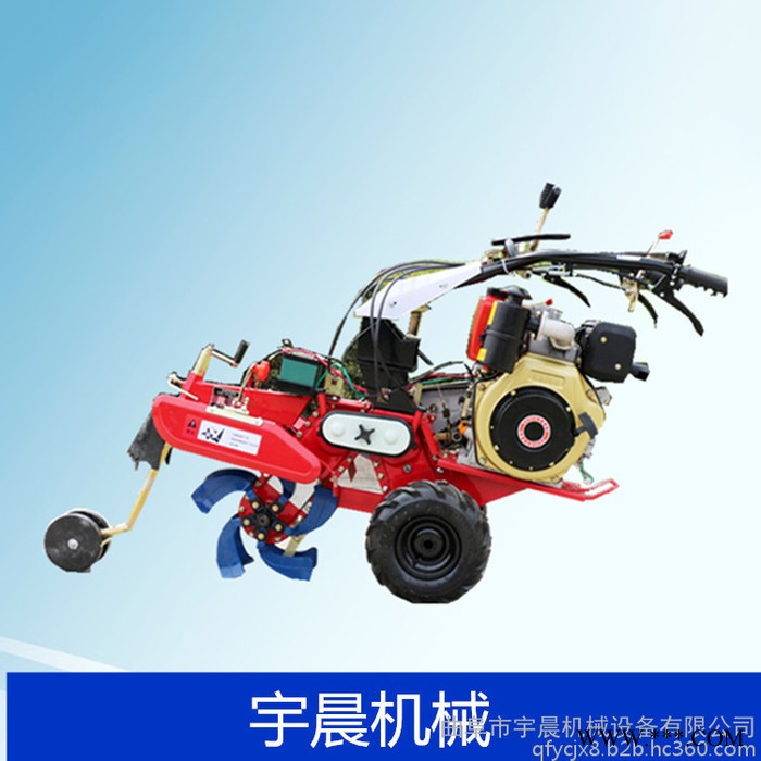 扶式拖拉机旋耕起垄机 山药种植开沟机大棚种植开沟机图6