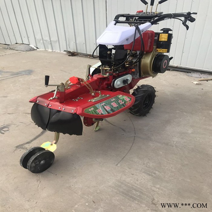 山药旋耕培土机 手扶大棚萝卜开沟机 甘蔗培土开沟机图5