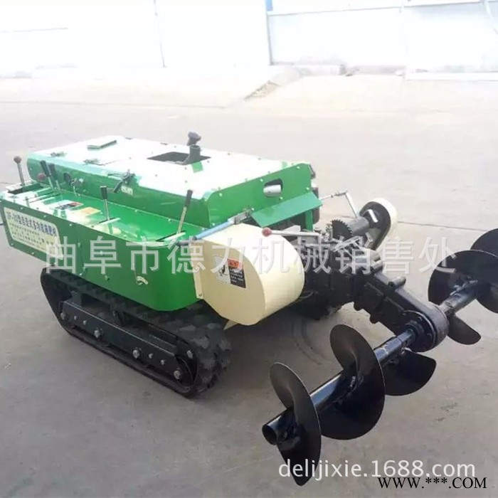 山药葡萄园专用履带式施肥开沟机 自动回填大棚植物施肥机 实用图4