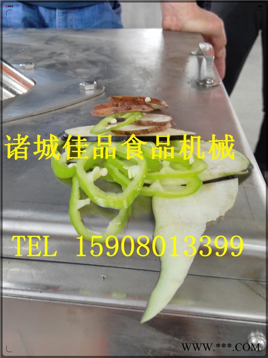 香蕉柠檬橙子火龙果木瓜切片机 青椒茄子山药连续切片机图3