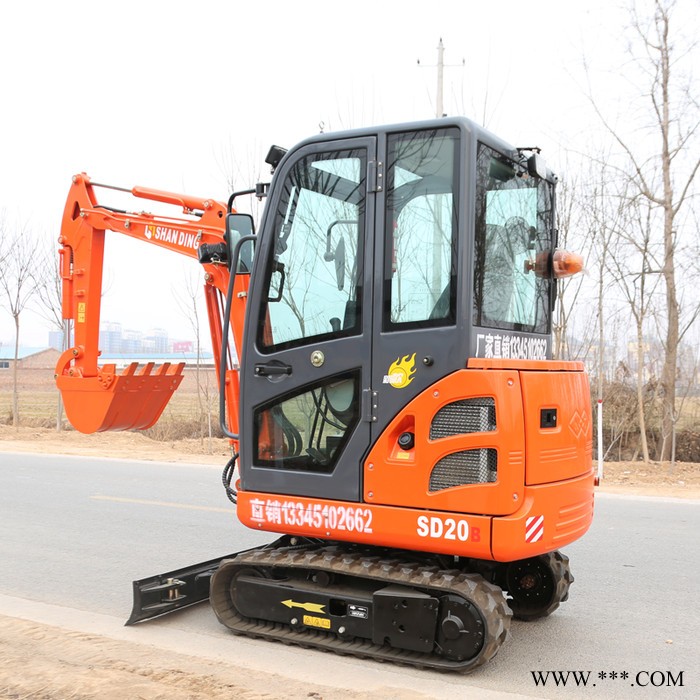 安阳挖污水管道的小型挖掘机 挖山药的小挖机国产微型挖机价格图2