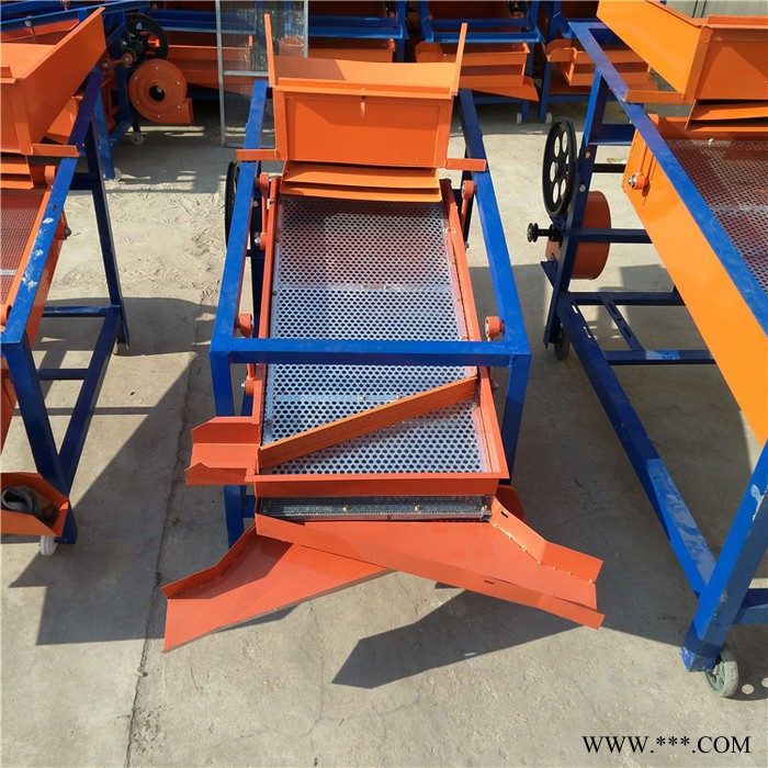 粮食振动筛  小型家用粮食种子精选机 山药豆子分级筛选机图5