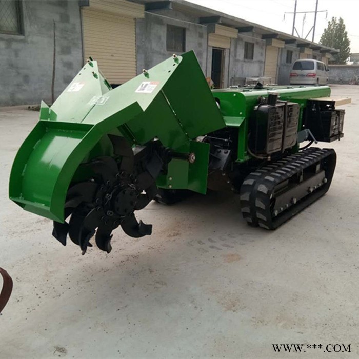 山药开沟施肥机 山地梯田自走式开沟旋耕机 果树施肥开沟机图6