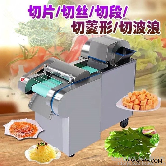 浦东新区食品加工厂用切菜机 山药切片机 普航猪皮切丁机设备制造图6