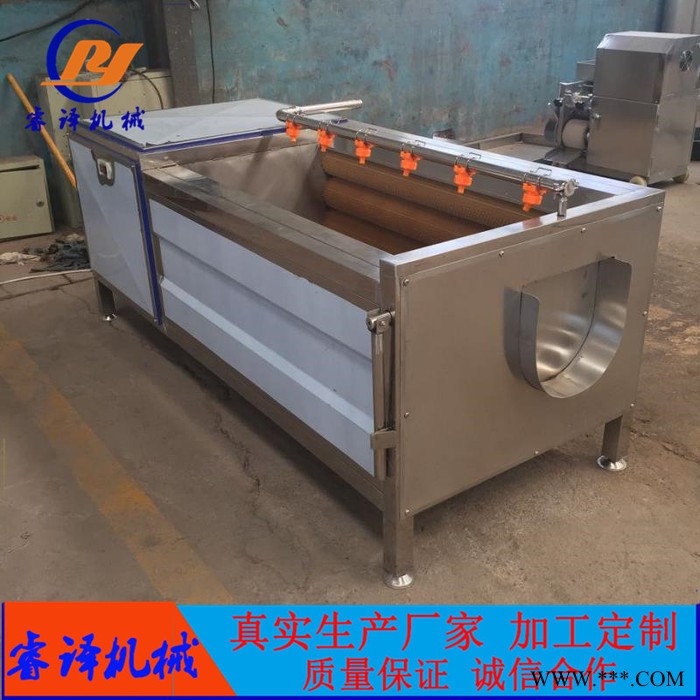 辣椒清洗机  山药毛刷式清洗流水线  毛刷式清洗设备 可定制  睿译图3